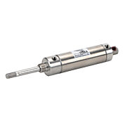 Пневматический цилиндр: полностью из нержавеющей стали, не подлежит ремонту, диаметр отверстия 1-1/2 дюйма, ход поршня 3 дюйма (PN # F24030DD)