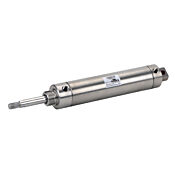 Пневматический цилиндр: полностью из нержавеющей стали, не подлежащий ремонту, диаметр отверстия 2 дюйма, ход поршня 6 дюймов (PN # F32060DD)
