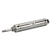 Пневматический цилиндр: полностью из нержавеющей стали, не подлежит ремонту, диаметр отверстия 2 дюйма, ход поршня 6 дюймов (PN # F32060DD-M)