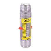 Водяной механический расходомер: переменная площадь, от 4 до 28 галлонов в минуту (PN# FG1W-100PP-28)