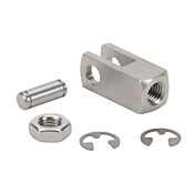 Шпилька и шестигранная гайка: нержавеющая сталь, резьба 5/16-24 UNF, для цилиндров серии F (PN# FRC-516-24)