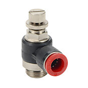 Пневматический быстроразъемный фитинг: 2 шт/уп, коленчатый регулирующий клапан (PN# FVR10M-38G)