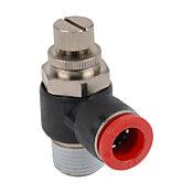 Пневматический вставной фитинг: 2 шт/уп, коленчатый регулирующий клапан (PN# FVR10M-38R)