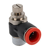 Пневматический вставной фитинг: 2 шт/уп, коленчатый регулирующий клапан (PN# FVR12M-38R)