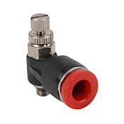 Пневматический быстроразъемный фитинг: 2 шт/уп, коленчатый регулирующий клапан (PN# FVR14-10N)