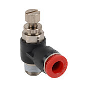 Пневматический быстроразъемный фитинг: 2 шт/уп, коленчатый регулирующий клапан (PN# FVR14-18N)