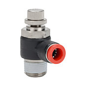 Пневматический быстроразъемный фитинг: 2 шт/уп, коленчатый регулирующий клапан (PN# FVR516-38N)