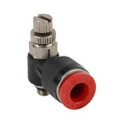 Пневматический быстроразъемный фитинг: 2 шт/уп, коленчатый регулирующий клапан (PN# FVR6M-M5)