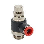 Пневматический быстроразъемный фитинг: 2 шт/уп, коленчатый регулирующий клапан (PN# FVR8M-38G)