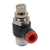 Пневматический быстроразъемный фитинг: 2 шт/уп, коленчатый регулирующий клапан (PN# FVR8M-38R)