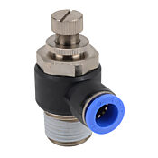 Пневматический вставной фитинг: 2 шт/уп, коленчатый регулирующий клапан (PN# FVS10M-12R)