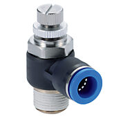 Пневматический быстроразъемный фитинг: 2 шт/уп, коленчатый регулирующий клапан (PN# FVS10M-14R)