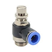 Пневматический вставной фитинг: 2 шт/уп, коленчатый регулирующий клапан (PN# FVS10M-38G)