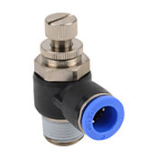 Пневматический вставной фитинг: 2 шт/уп, коленчатый регулирующий клапан (PN# FVS10M-38R)