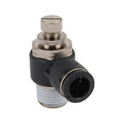 Пневматический быстроразъемный фитинг: 2 шт/уп, коленчатый регулирующий клапан (PN# FVS12-12N)