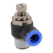 Пневматический быстроразъемный фитинг: 2 шт/уп, коленчатый регулирующий клапан (PN# FVS12M-12R)