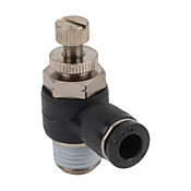 Пневматический быстроразъемный фитинг: 2 шт/уп, коленчатый регулирующий клапан (PN# FVS14-14N)