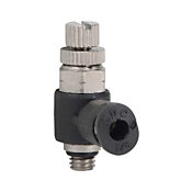 Пневматический быстроразъемный фитинг: 2 шт/уп, коленчатый регулирующий клапан (PN# FVS18-10N)