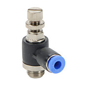 Пневматический вставной фитинг: 2 шт/уп, коленчатый регулирующий клапан (PN# FVS4M-18G)
