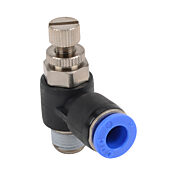 Пневматический вставной фитинг: 2 шт/уп, коленчатый регулирующий клапан (PN# FVS6M-18R)