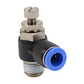 Пневматический быстроразъемный фитинг: 2 шт/уп, коленчатый регулирующий клапан (PN# FVS8M-14R)