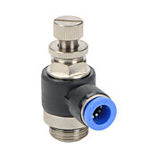 Пневматический вставной фитинг: 2 шт/уп, коленчатый регулирующий клапан (PN# FVS8M-38G)