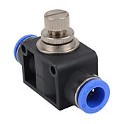 Пневматический быстроразъемный фитинг: 2 шт/уп, встроенный регулирующий клапан (PN# FVU10M)