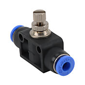 Пневматический быстроразъемный фитинг: 2 шт/уп, встроенный регулирующий клапан (PN# FVU532)