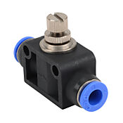 Пневматический быстроразъемный фитинг: 2 шт/уп, встроенный регулирующий клапан (PN# FVU6M)