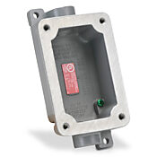 Соединительная коробка/коробка устройства: проходная, 1 группа, (2) кабельных ввода 3/4 дюйма с внутренней резьбой NPT (PN# FXB-5)