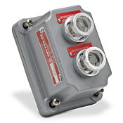 Крышка станции управления Killark в сборе: две контрольные лампочки (PN# FXCS-0B30CLD)