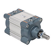 Пневматический цилиндр: ISO 15552, диаметр отверстия 100 мм, ход поршня 25 мм (PN# G100M025MD-MC)