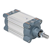 Пневматический цилиндр: ISO 15552, диаметр отверстия 100 мм, ход 75 мм (PN# G100M075MD-MC)