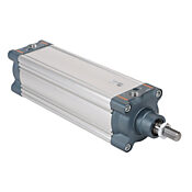 Пневматический цилиндр: ISO 15552, диаметр отверстия 100 мм, ход 250 мм (PN# G100M250MD-MC)