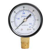 Механический манометр: от 0 до 60 фунтов на кв. дюйм изб./от 0 до 400 кПа (PN# G20-BD60-4LB)