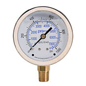 Механический манометр: от 0 до 1000 фунтов на кв. дюйм изб./от 0 до 7000 кПа (PN# G25-SL1000-4LB)