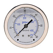 Механический манометр: от 0 до 60 фунтов на кв. дюйм изб./от 0 до 420 кПа (PN# G25-SL60-4CS)