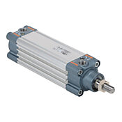 Пневматический цилиндр: ISO 15552, диаметр цилиндра 40 мм, ход поршня 75 мм (PN# G40M075MD-MC)