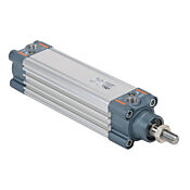 Пневматический цилиндр: ISO 15552, диаметр отверстия 40 мм, ход 100 мм (PN# G40M100MD-MC)