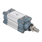 Пневматический цилиндр: ISO 15552, диаметр цилиндра 50 мм, ход поршня 25 мм (PN# G50M025MD-MC)