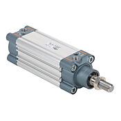 Пневматический цилиндр: ISO 15552, диаметр цилиндра 50 мм, ход поршня 75 мм (PN# G50M075MD-MC)