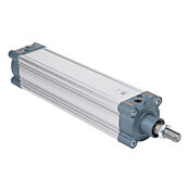 Пневматический цилиндр: ISO 15552, диаметр отверстия 80 мм, ход 300 мм (PN# G80M300MD-MC)