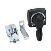 поворотная Рукоятка: пистолетная, черная, для автоматических выключателей Gladiator 100A (PN# GCBX1-EHR-N4X-BK)