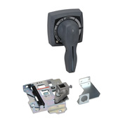 поворотная Рукоятка: пистолетная, серая, для корпусных автоматических выключателей Gladiator 150A и 250A (PN# GCBX2-EHR-N12-GY)