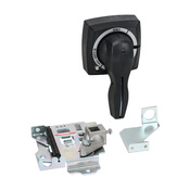 поворотная Рукоятка: пистолетная, черная, для корпусных автоматических выключателей Gladiator 150A и 250A (PN# GCBX2-EHR-N3R4-BK)