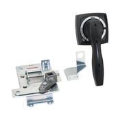 поворотная Рукоятка: пистолетная, черная, для корпусных автоматических выключателей Gladiator 400–600 A (PN# GCBX3-EHR-N3R4-BK)