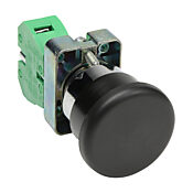 Кнопка 22 мм: без фиксации, черная, IP65 (PN# GCX1134)