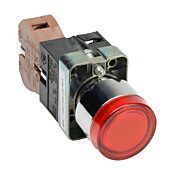 Кнопка 22 мм: нажать ВКЛ. - нажать ВЫКЛ., красная, IP65 (PN# GCX1191-120)