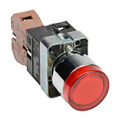 Кнопка 22 мм: нажать ВКЛ. - нажать ВЫКЛ., красная, IP65 (PN# GCX1191-24)