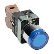 Кнопка 22 мм: нажать ВКЛ. - нажать ВЫКЛ., синяя, IP65 (PN# GCX1194-120)